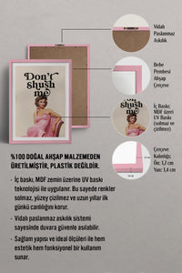 HOMEPACK Ahşap Çerçeveli Tablo Çerçeveli Poster Sanatsal Modern Duvar Dekoru TK-814