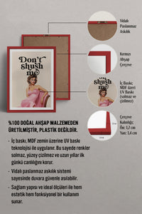 HOMEPACK Ahşap Çerçeveli Tablo Çerçeveli Poster Sanatsal Modern Duvar Dekoru TK-814