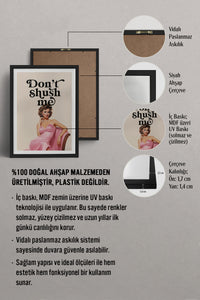 HOMEPACK Ahşap Çerçeveli Tablo Çerçeveli Poster Sanatsal Modern Duvar Dekoru TK-814