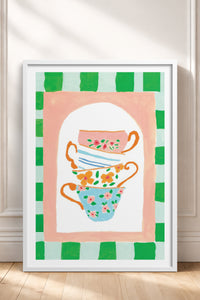 HOMEPACK Ahşap Çerçeveli Tablo Çerçeveli Poster Sanatsal Modern Duvar Dekoru TK-815