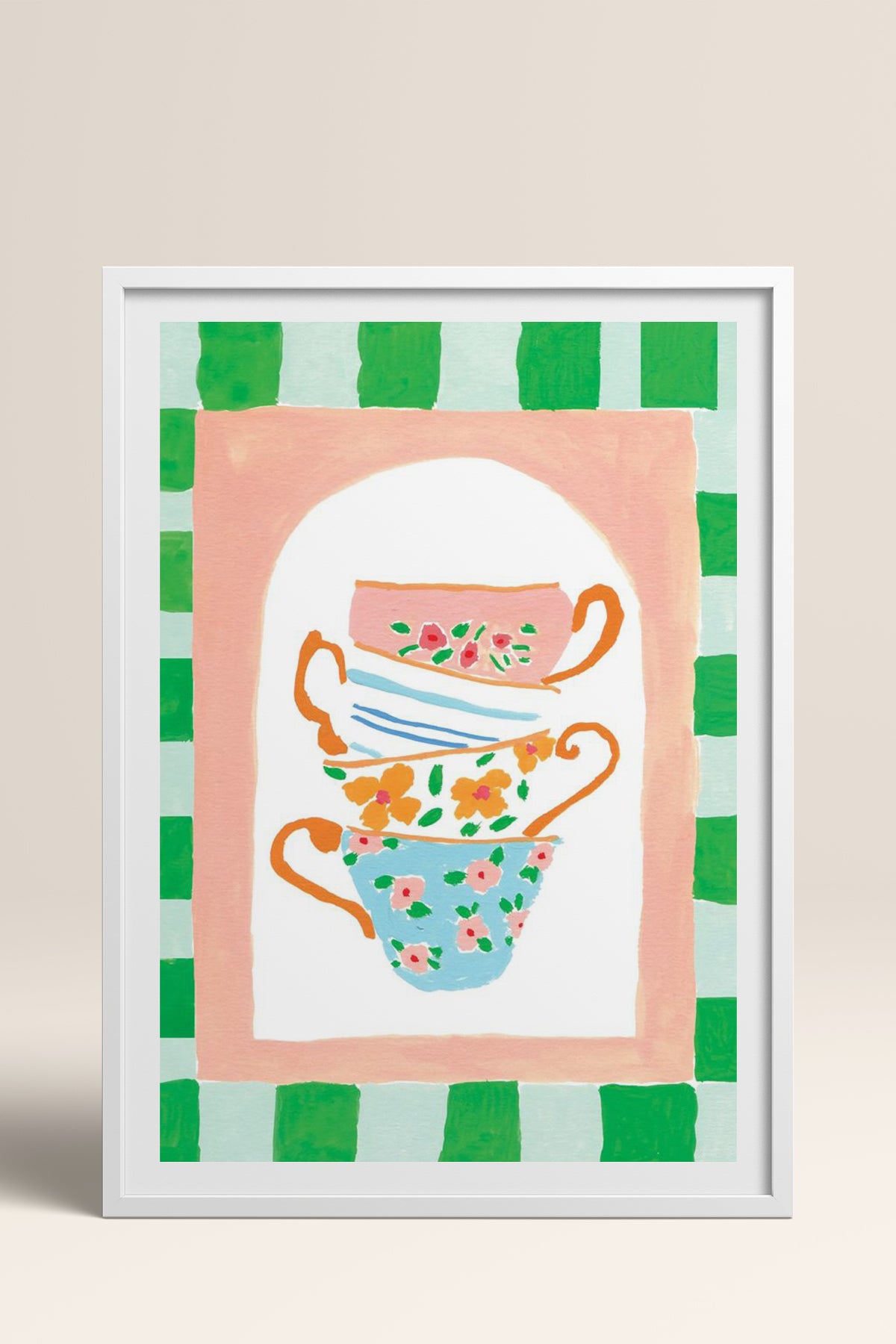 HOMEPACK Ahşap Çerçeveli Tablo Çerçeveli Poster Sanatsal Modern Duvar Dekoru TK-815