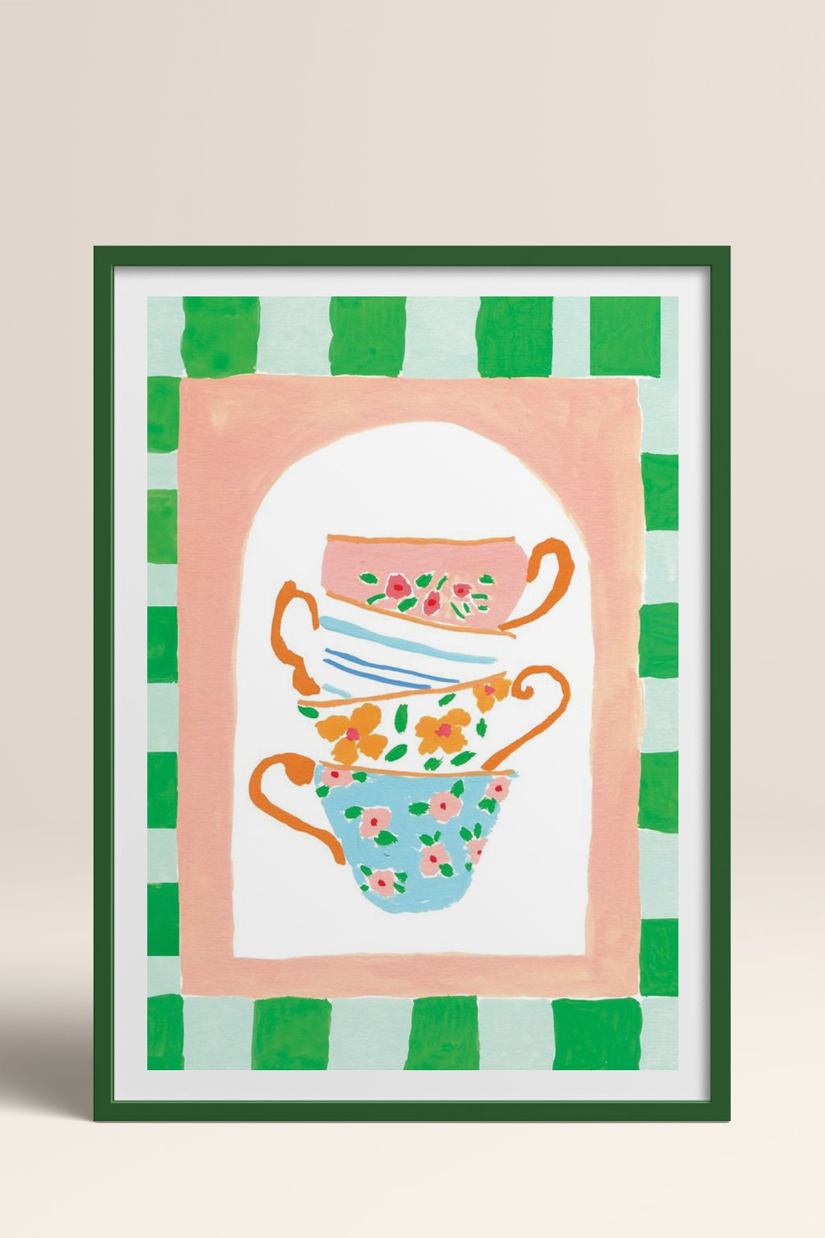 HOMEPACK Ahşap Çerçeveli Tablo Çerçeveli Poster Sanatsal Modern Duvar Dekoru TK-815