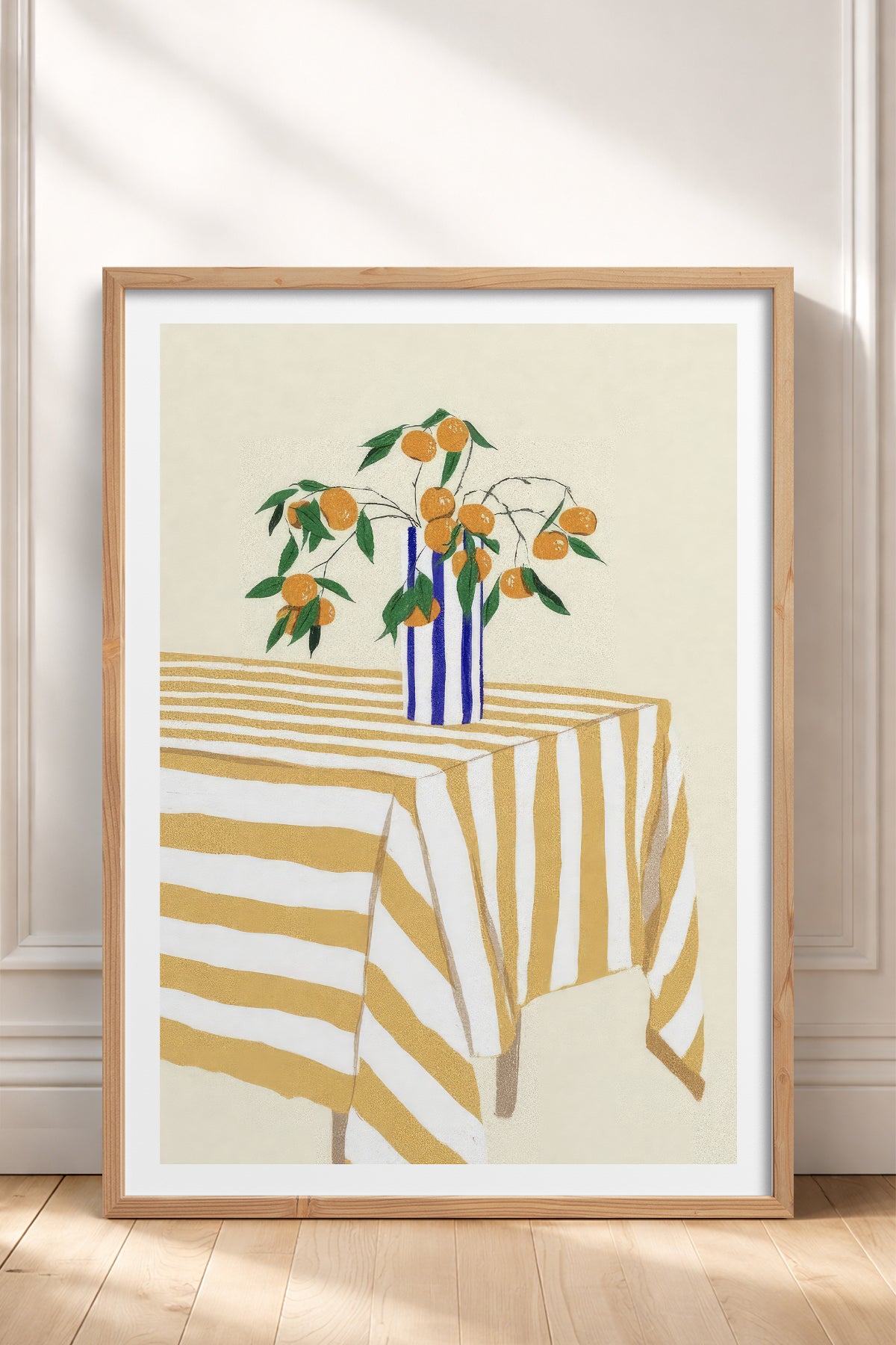 HOMEPACK Ahşap Çerçeveli Tablo Çerçeveli Poster Sanatsal Modern Duvar Dekoru TK-816