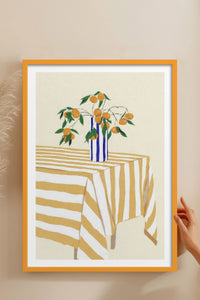 HOMEPACK Ahşap Çerçeveli Tablo Çerçeveli Poster Sanatsal Modern Duvar Dekoru TK-816