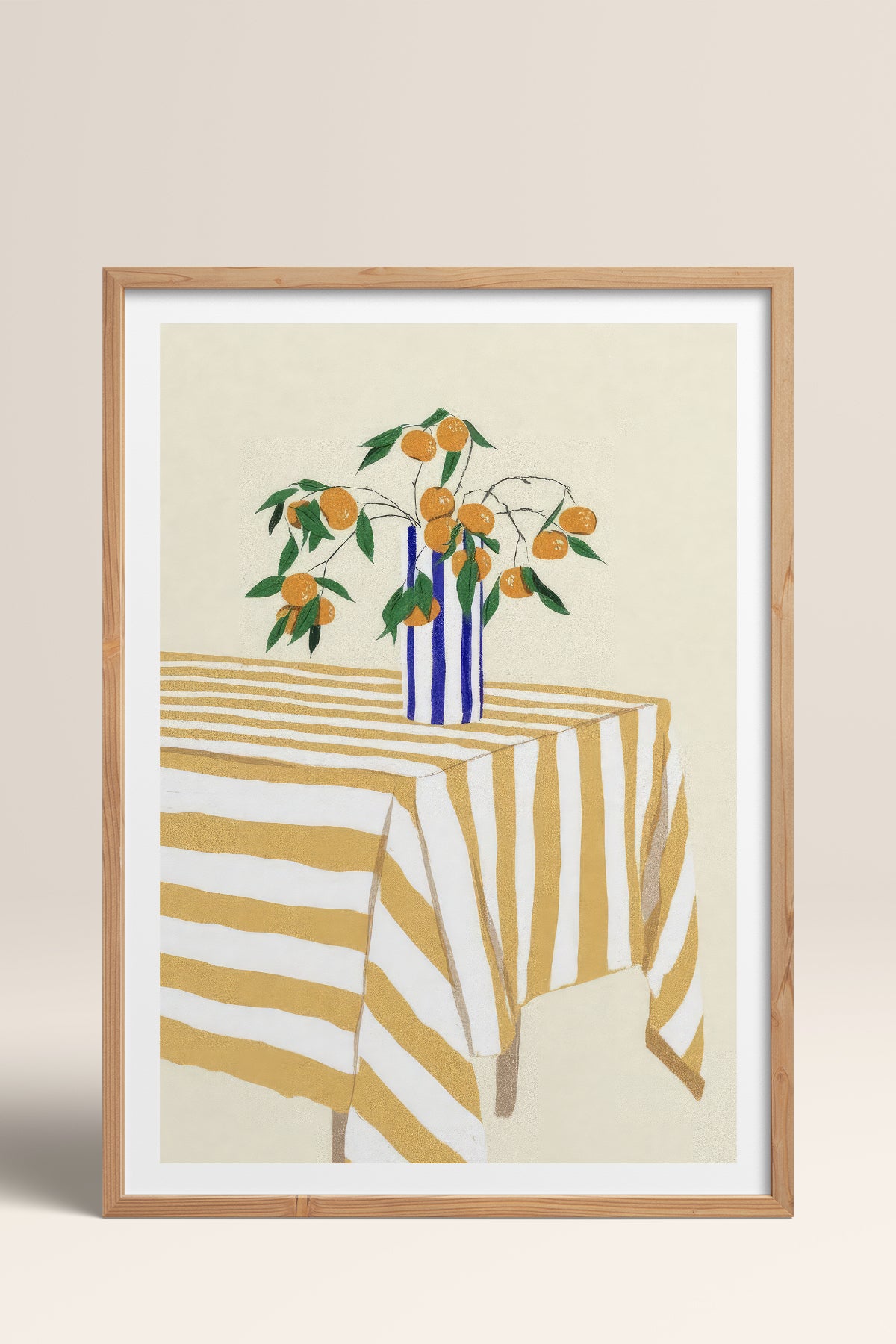 HOMEPACK Ahşap Çerçeveli Tablo Çerçeveli Poster Sanatsal Modern Duvar Dekoru TK-816