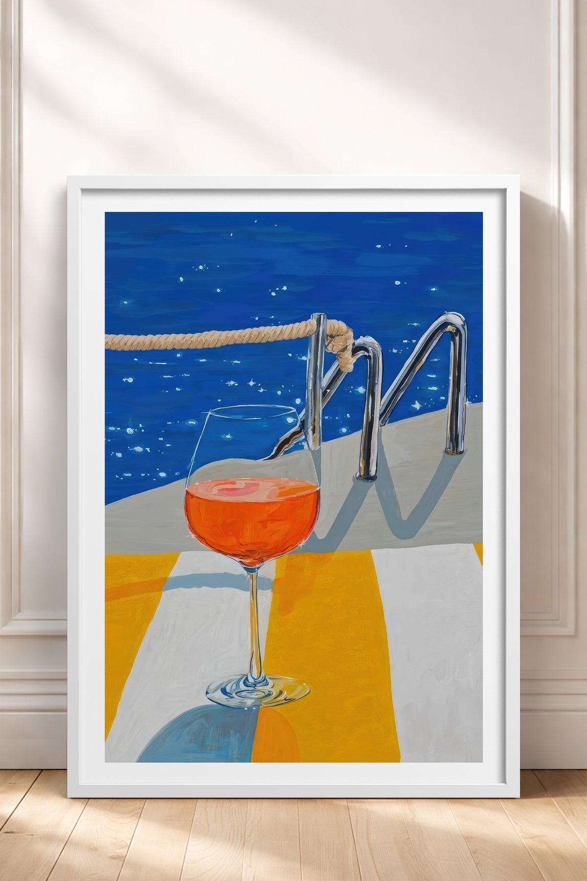 HOMEPACK Ahşap Çerçeveli Tablo Çerçeveli Poster Sanatsal Modern Duvar Dekoru TK-817