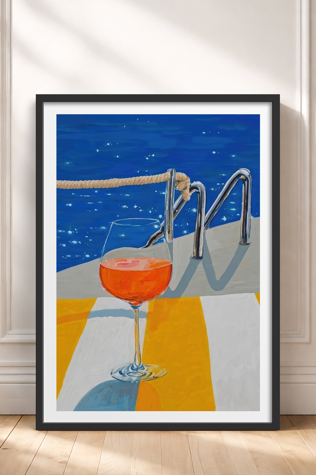 HOMEPACK Ahşap Çerçeveli Tablo Çerçeveli Poster Sanatsal Modern Duvar Dekoru TK-817