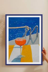 HOMEPACK Ahşap Çerçeveli Tablo Çerçeveli Poster Sanatsal Modern Duvar Dekoru TK-817