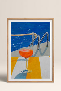 HOMEPACK Ahşap Çerçeveli Tablo Çerçeveli Poster Sanatsal Modern Duvar Dekoru TK-817