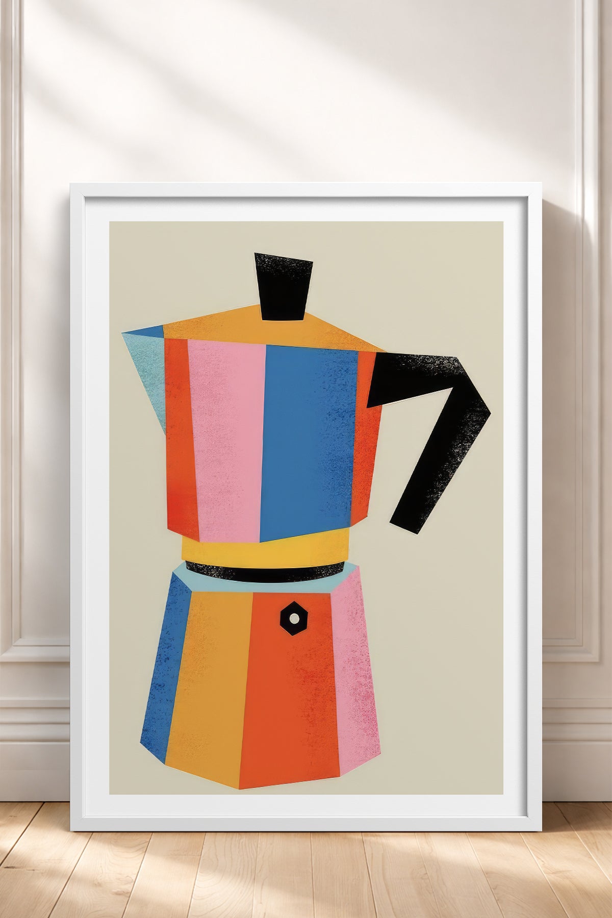 HOMEPACK Ahşap Çerçeveli Tablo Çerçeveli Poster Sanatsal Modern Duvar Dekoru TK-818