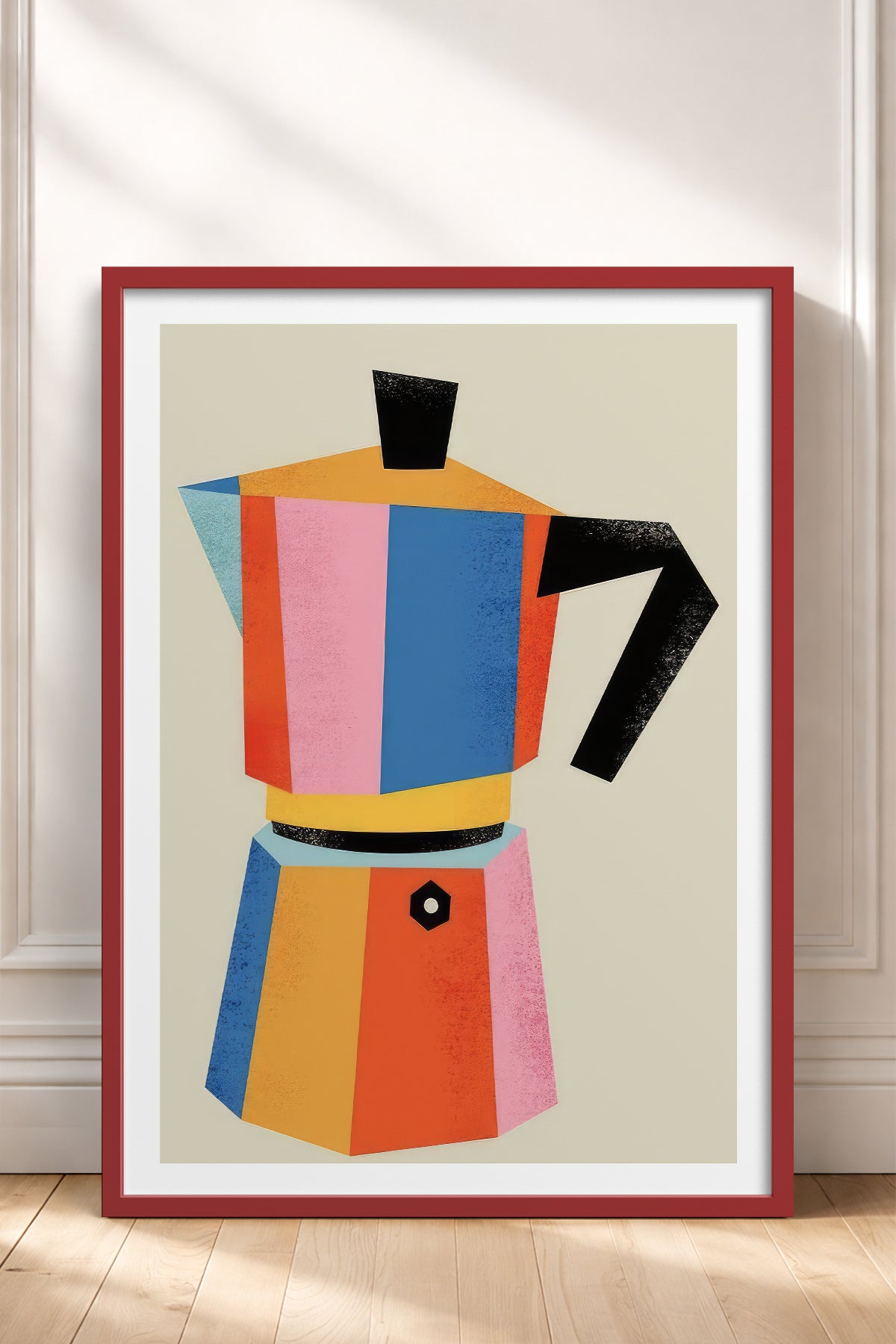 HOMEPACK Ahşap Çerçeveli Tablo Çerçeveli Poster Sanatsal Modern Duvar Dekoru TK-818