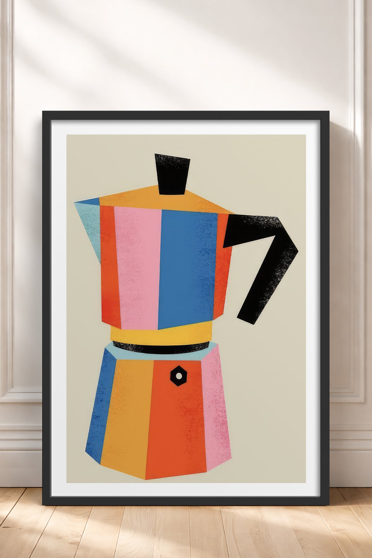 HOMEPACK Ahşap Çerçeveli Tablo Çerçeveli Poster Sanatsal Modern Duvar Dekoru TK-818
