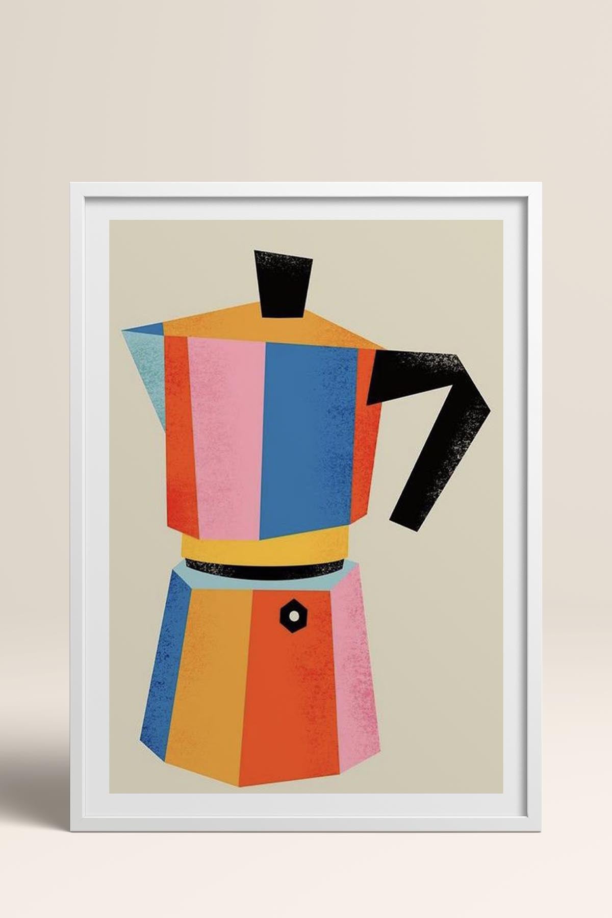 HOMEPACK Ahşap Çerçeveli Tablo Çerçeveli Poster Sanatsal Modern Duvar Dekoru TK-818
