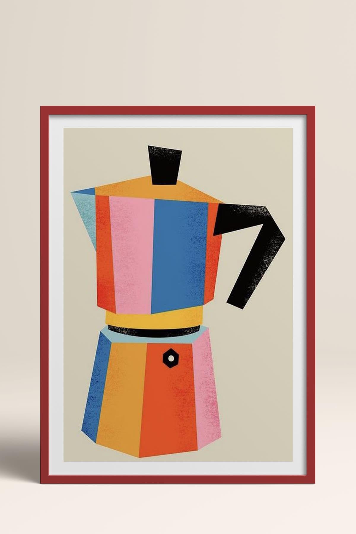 HOMEPACK Ahşap Çerçeveli Tablo Çerçeveli Poster Sanatsal Modern Duvar Dekoru TK-818