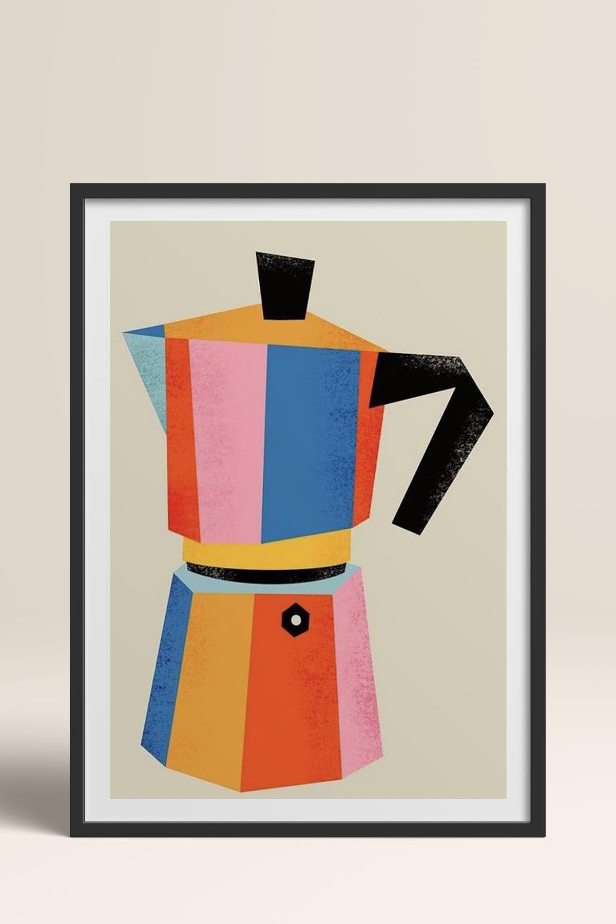 HOMEPACK Ahşap Çerçeveli Tablo Çerçeveli Poster Sanatsal Modern Duvar Dekoru TK-818