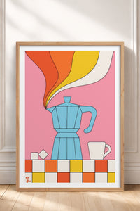 HOMEPACK Ahşap Çerçeveli Tablo Çerçeveli Poster Sanatsal Modern Duvar Dekoru TK-819
