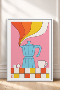 HOMEPACK Ahşap Çerçeveli Tablo Çerçeveli Poster Sanatsal Modern Duvar Dekoru TK-819
