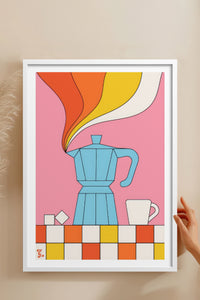 HOMEPACK Ahşap Çerçeveli Tablo Çerçeveli Poster Sanatsal Modern Duvar Dekoru TK-819