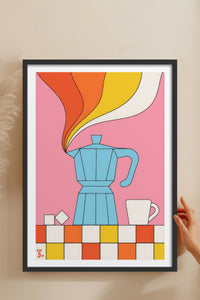 HOMEPACK Ahşap Çerçeveli Tablo Çerçeveli Poster Sanatsal Modern Duvar Dekoru TK-819