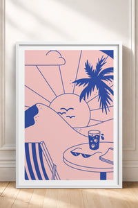 HOMEPACK Ahşap Çerçeveli Tablo Çerçeveli Poster Sanatsal Modern Duvar Dekoru TK-823