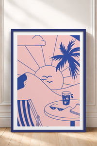 HOMEPACK Ahşap Çerçeveli Tablo Çerçeveli Poster Sanatsal Modern Duvar Dekoru TK-823
