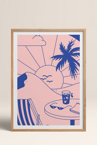 HOMEPACK Ahşap Çerçeveli Tablo Çerçeveli Poster Sanatsal Modern Duvar Dekoru TK-823