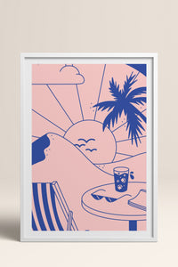 HOMEPACK Ahşap Çerçeveli Tablo Çerçeveli Poster Sanatsal Modern Duvar Dekoru TK-823