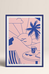 HOMEPACK Ahşap Çerçeveli Tablo Çerçeveli Poster Sanatsal Modern Duvar Dekoru TK-823