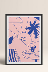HOMEPACK Ahşap Çerçeveli Tablo Çerçeveli Poster Sanatsal Modern Duvar Dekoru TK-823