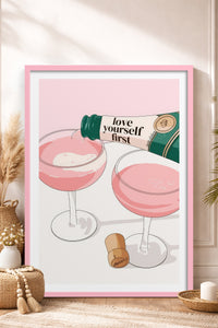 HOMEPACK Ahşap Çerçeveli Tablo Çerçeveli Poster Sanatsal Modern Duvar Dekoru TK-826