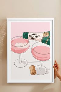HOMEPACK Ahşap Çerçeveli Tablo Çerçeveli Poster Sanatsal Modern Duvar Dekoru TK-826