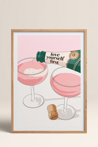 HOMEPACK Ahşap Çerçeveli Tablo Çerçeveli Poster Sanatsal Modern Duvar Dekoru TK-826