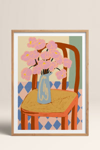 HOMEPACK Ahşap Çerçeveli Tablo Çerçeveli Poster Sanatsal Modern Duvar Dekoru TK-829