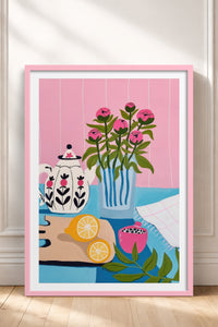 HOMEPACK Ahşap Çerçeveli Tablo Çerçeveli Poster Sanatsal Modern Duvar Dekoru TK-831