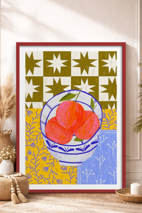 HOMEPACK Ahşap Çerçeveli Tablo Çerçeveli Poster Sanatsal Modern Duvar Dekoru TK-832