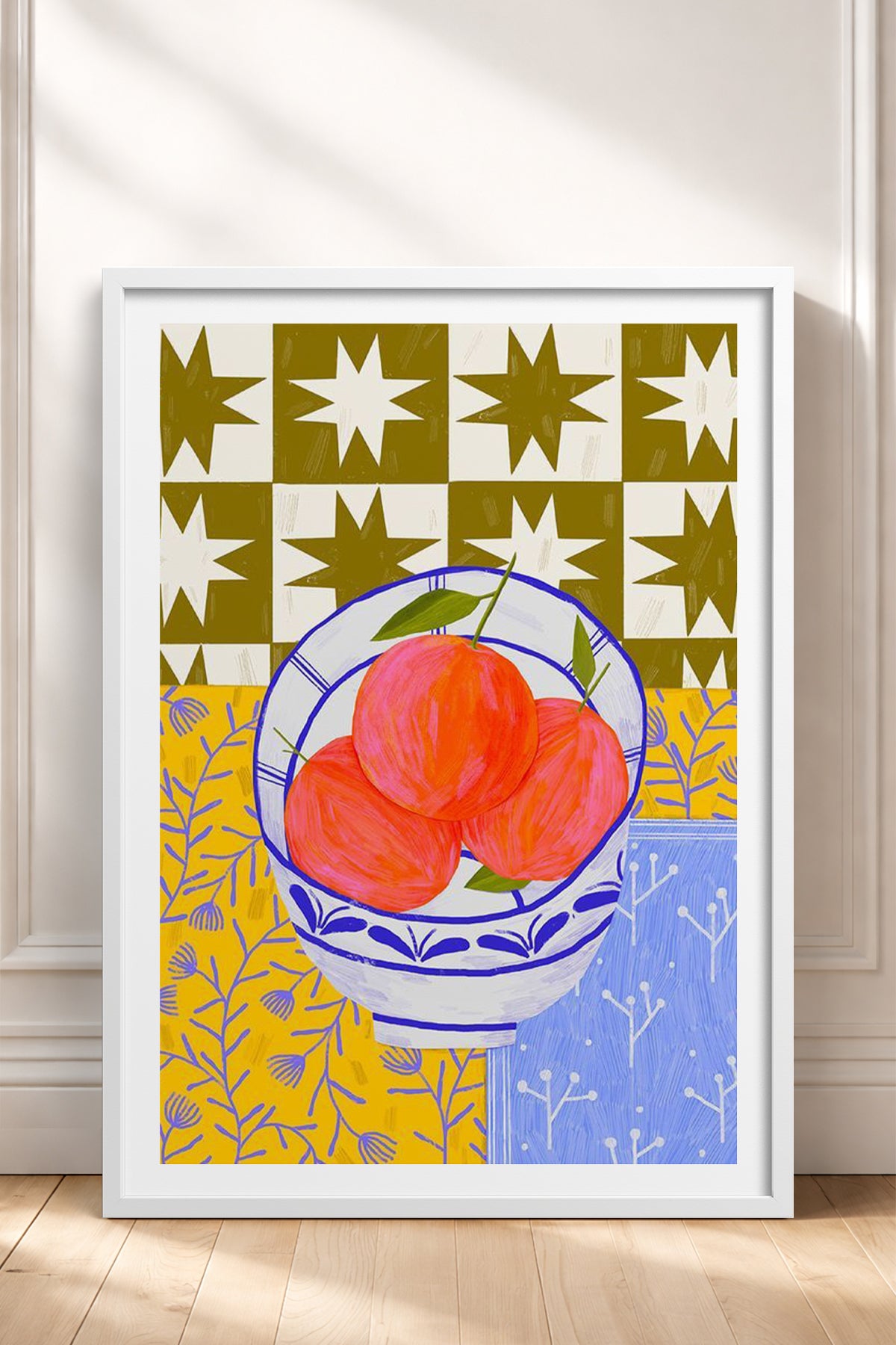 HOMEPACK Ahşap Çerçeveli Tablo Çerçeveli Poster Sanatsal Modern Duvar Dekoru TK-832