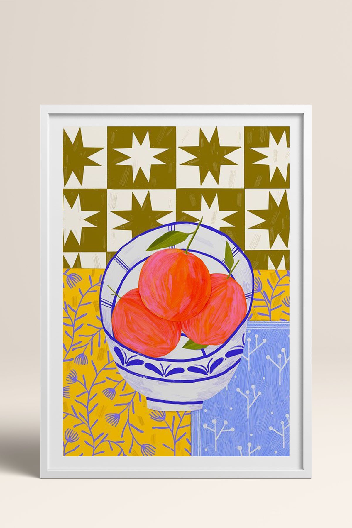 HOMEPACK Ahşap Çerçeveli Tablo Çerçeveli Poster Sanatsal Modern Duvar Dekoru TK-832