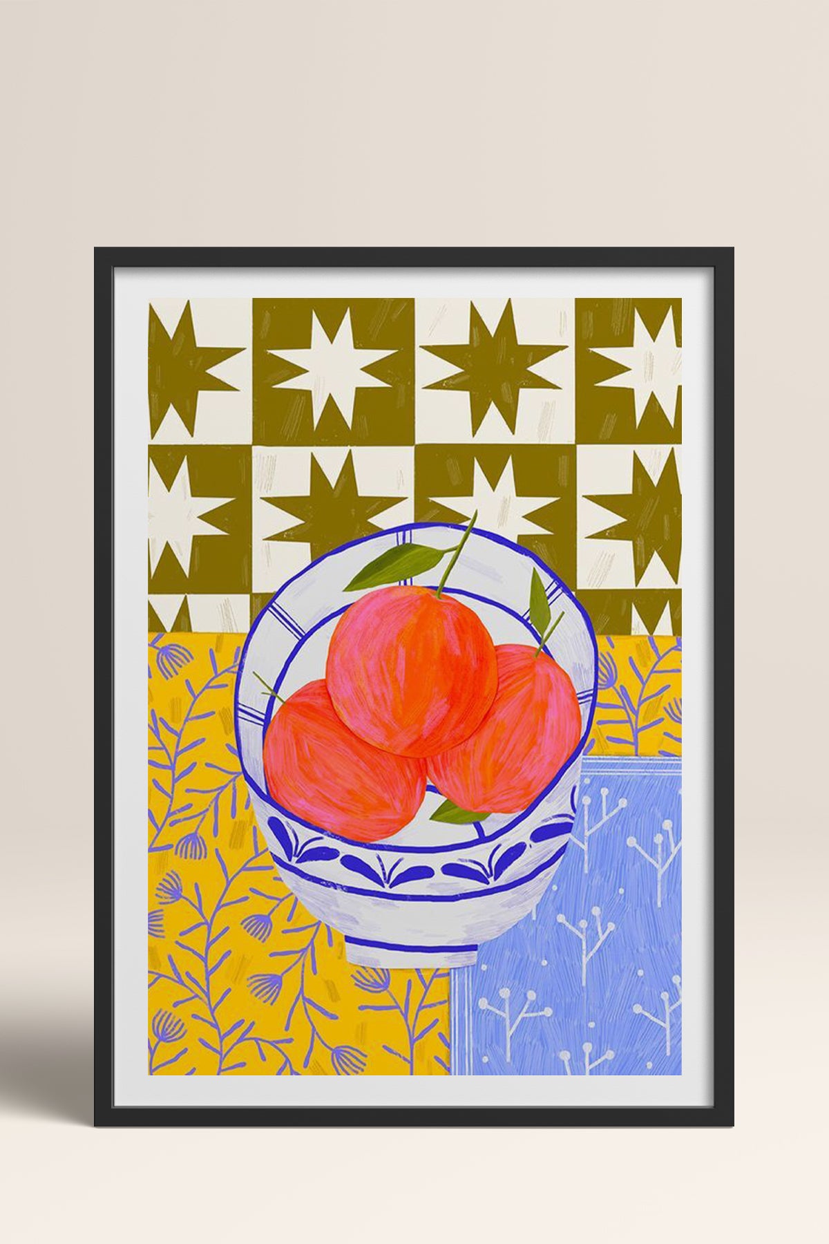 HOMEPACK Ahşap Çerçeveli Tablo Çerçeveli Poster Sanatsal Modern Duvar Dekoru TK-832