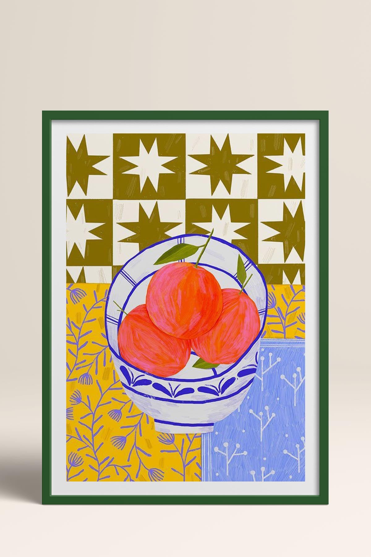 HOMEPACK Ahşap Çerçeveli Tablo Çerçeveli Poster Sanatsal Modern Duvar Dekoru TK-832