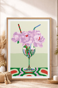 HOMEPACK Ahşap Çerçeveli Tablo Çerçeveli Poster Sanatsal Modern Duvar Dekoru TK-834