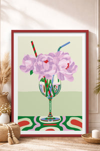 HOMEPACK Ahşap Çerçeveli Tablo Çerçeveli Poster Sanatsal Modern Duvar Dekoru TK-834