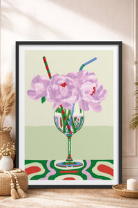 HOMEPACK Ahşap Çerçeveli Tablo Çerçeveli Poster Sanatsal Modern Duvar Dekoru TK-834