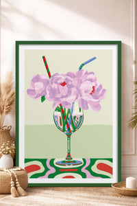 HOMEPACK Ahşap Çerçeveli Tablo Çerçeveli Poster Sanatsal Modern Duvar Dekoru TK-834