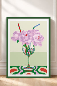 HOMEPACK Ahşap Çerçeveli Tablo Çerçeveli Poster Sanatsal Modern Duvar Dekoru TK-834