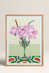 HOMEPACK Ahşap Çerçeveli Tablo Çerçeveli Poster Sanatsal Modern Duvar Dekoru TK-834