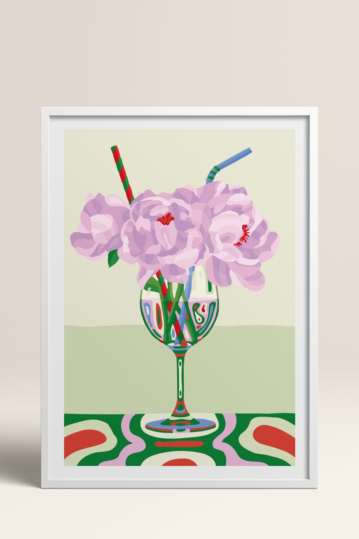 HOMEPACK Ahşap Çerçeveli Tablo Çerçeveli Poster Sanatsal Modern Duvar Dekoru TK-834