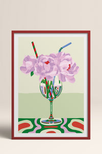 HOMEPACK Ahşap Çerçeveli Tablo Çerçeveli Poster Sanatsal Modern Duvar Dekoru TK-834