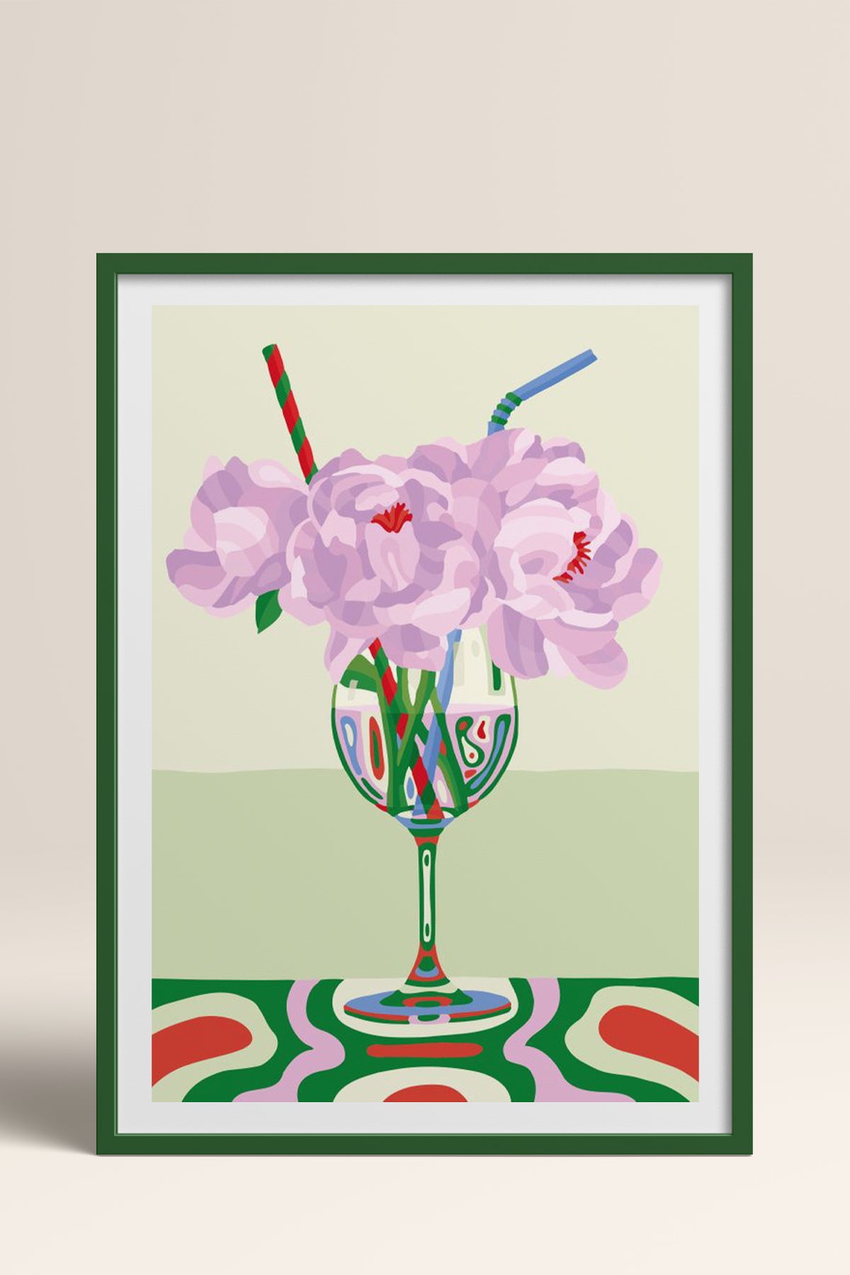 HOMEPACK Ahşap Çerçeveli Tablo Çerçeveli Poster Sanatsal Modern Duvar Dekoru TK-834