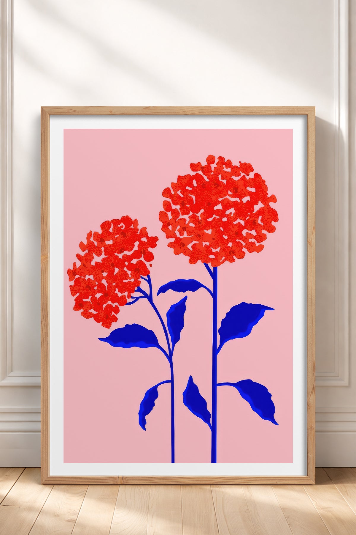 HOMEPACK Ahşap Çerçeveli Tablo Çerçeveli Poster Sanatsal Modern Duvar Dekoru TK-835
