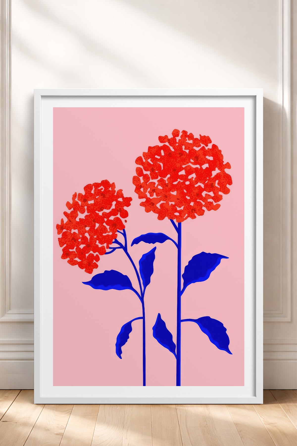 HOMEPACK Ahşap Çerçeveli Tablo Çerçeveli Poster Sanatsal Modern Duvar Dekoru TK-835
